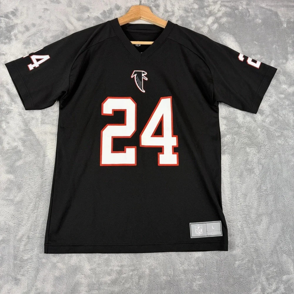Atlanta Falcons Youth Large 14/16 NFL Devonta Freeman #24 Black Jersey
